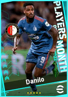 Danilo eFootball 2026 player card, 87 OVR CF