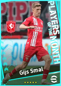 Gijs Smal eFootball 2026 player card, 87 OVR LB