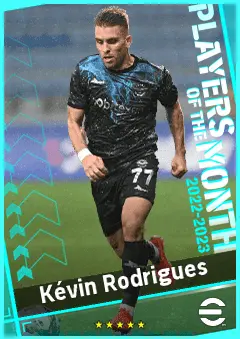 Kévin Rodrigues eFootball 2026 player card, 87 OVR LB