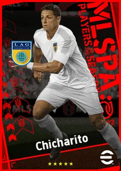 Chicharito eFootball 2026 player card, 91 OVR CF