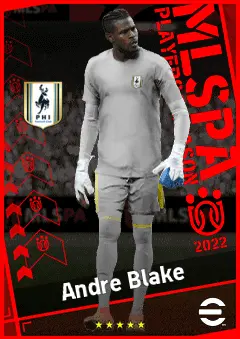 Andre Blake eFootball 2026 player card, 91 OVR GK