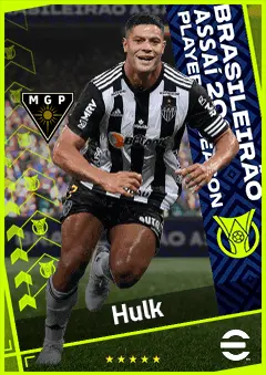 Hulk eFootball 2026 player card, 92 OVR CF