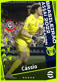 Cássio eFootball 2026 player card, 91 OVR GK