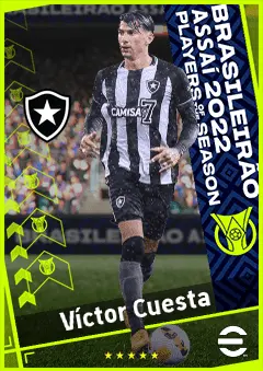 Víctor Cuesta eFootball 2026 player card, 89 OVR CB