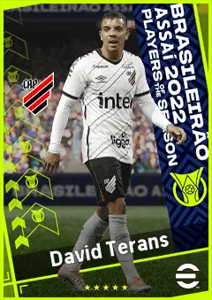 David Terans eFootball 2026 player card, 89 OVR SS