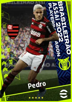 Pedro eFootball 2026 player card, 91 OVR CF