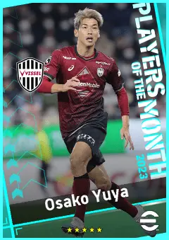 Osako Yuya eFootball 2026 player card, 90 OVR CF
