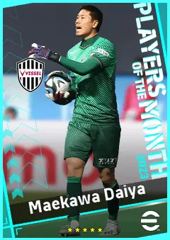 Maekawa Daiya eFootball 2026 player card, 89 OVR GK