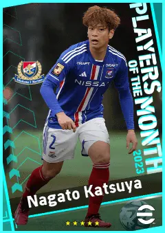 Nagato Katsuya eFootball 2026 player card, 90 OVR LB