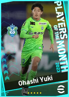 Ohashi Yuki eFootball 2026 player card, 88 OVR CF