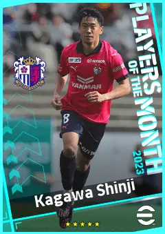 Kagawa Shinji eFootball 2026 player card, 90 OVR AMF