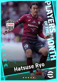 Hatsuse Ryo eFootball 2026 player card, 88 OVR LB