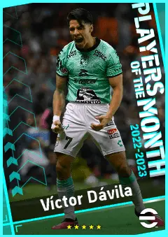Víctor Dávila eFootball 2026 player card, 88 OVR CF