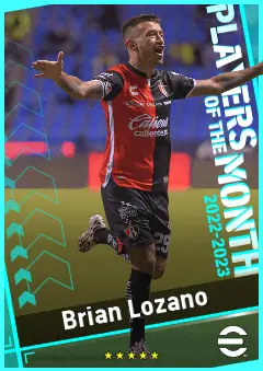 Brian Lozano eFootball 2026 player card, 87 OVR LMF