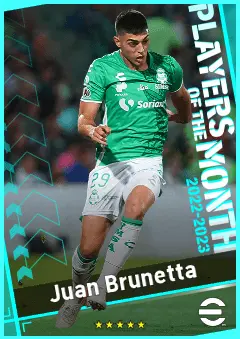 Juan Brunetta eFootball 2026 player card, 89 OVR AMF