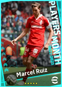 Marcel Ruiz eFootball 2026 player card, 89 OVR CMF