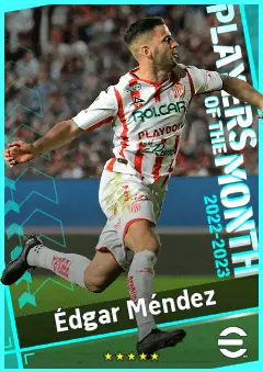 Édgar Méndez eFootball 2026 player card, 88 OVR CF
