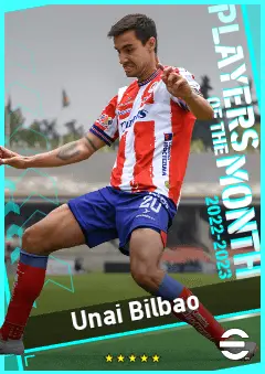 Unai Bilbao eFootball 2026 player card, 87 OVR CB