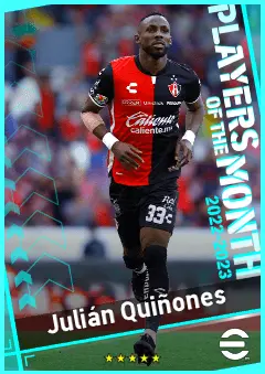 Julián Quiñones eFootball 2026 player card, 89 OVR CF