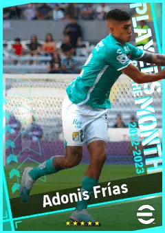 Adonis Frías eFootball 2026 player card, 90 OVR CB
