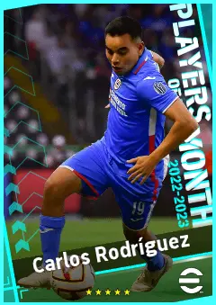 Carlos Rodríguez eFootball 2026 player card, 92 OVR CMF
