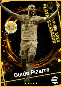 Guido Pizarro eFootball 2026 player card, 91 OVR DMF