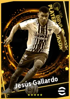 Jesús Gallardo eFootball 2026 player card, 92 OVR LB