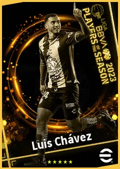 Luis Chávez eFootball 2026 player card, 91 OVR CMF