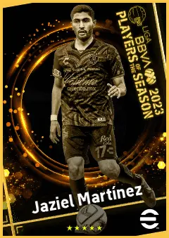 Jaziel Martínez eFootball 2026 player card, 87 OVR CMF
