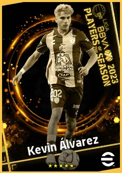Kevin Álvarez eFootball 2026 player card, 91 OVR RB