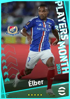 Élber eFootball 2026 player card, 91 OVR LMF