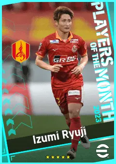 Izumi Ryuji eFootball 2026 player card, 89 OVR RMF