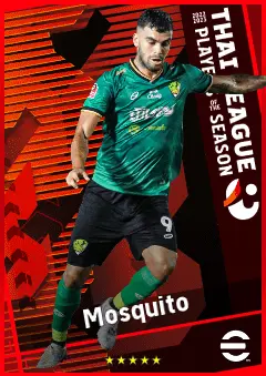 Mosquito eFootball 2026 player card, 88 OVR CF