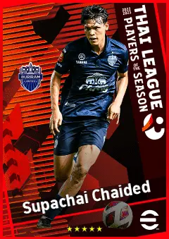 Supachai Chaided eFootball 2026 player card, 90 OVR SS