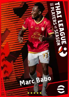 Marc Babo eFootball 2026 player card, 85 OVR LWF