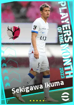 Sekigawa Ikuma eFootball 2026 player card, 88 OVR CB