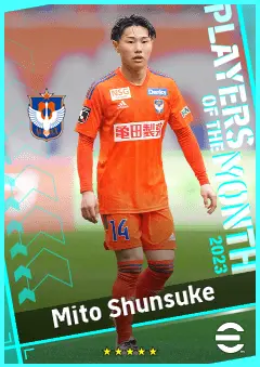 Mito Shunsuke eFootball 2026 player card, 87 OVR RMF
