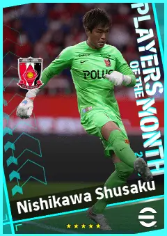 Nishikawa Shusaku eFootball 2026 player card, 90 OVR GK