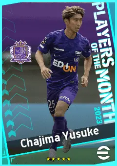 Chajima Yusuke eFootball 2026 player card, 87 OVR RB
