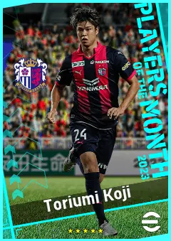 Toriumi Koji eFootball 2026 player card, 89 OVR CB