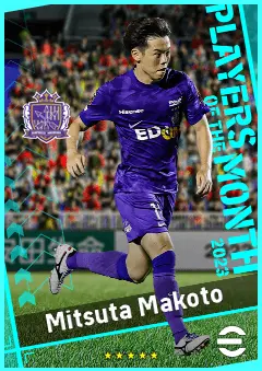Mitsuta Makoto eFootball 2026 player card, 90 OVR AMF