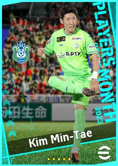 Kim Min-Tae eFootball 2026 player card, 90 OVR CB