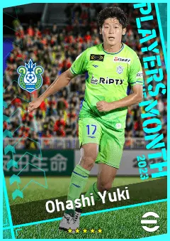 Ohashi Yuki eFootball 2026 player card, 89 OVR CF