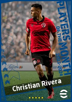 Christian Rivera eFootball 2026 player card, 90 OVR DMF