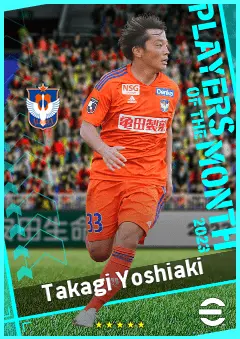 Takagi Yoshiaki eFootball 2026 player card, 89 OVR AMF