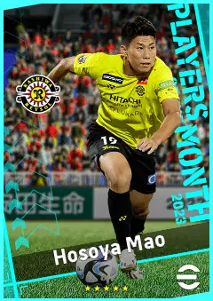 Hosoya Mao eFootball 2026 player card, 90 OVR CF