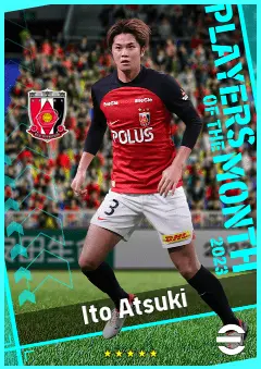 Ito Atsuki eFootball 2026 player card, 91 OVR DMF