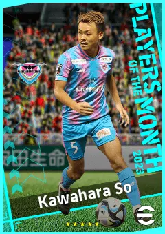 Kawahara So eFootball 2026 player card, 90 OVR DMF
