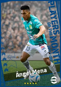 Ángel Mena eFootball 2026 player card, 90 OVR RWF
