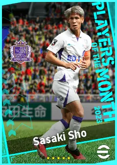 Sasaki Sho eFootball 2026 player card, 90 OVR CB